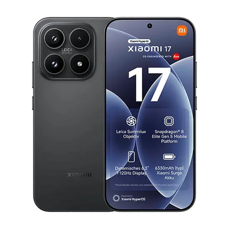Xiaomi 17 5G Dual Sim 12GB RAM 256GB - Schwarz