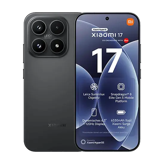 Xiaomi 17 5G Dual Sim 12GB RAM 256GB - Schwarz