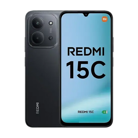 Xiaomi Redmi 15C, 17,5 cm (6.9"), 1660 x 720 Pixel, 4 GB, 128 GB, 50 MP, Schwarz Xiaomi- Handy24