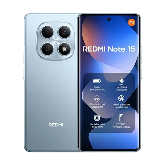 Xiaomi Redmi Note 15 4G Dual Sim 8GB RAM 256GB - Blau