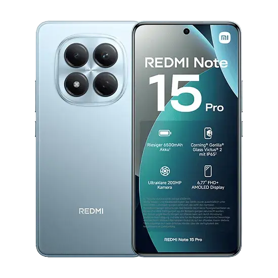 Xiaomi Redmi Note 15 Pr,o 4G, Dual Sim, 8GB RAM, 256GB, Blau Handy24- Handy24