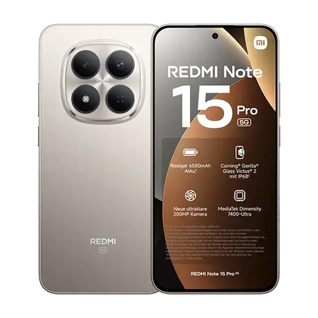 Xiaomi Redmi Note 15 Pro 5G 256GB - titanium gold