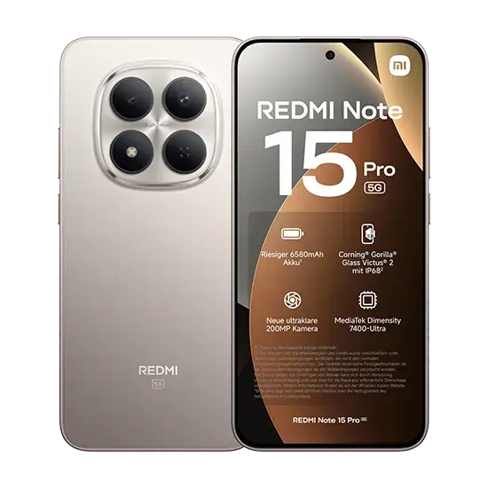 Xiaomi Redmi Note 15 Pro 5G 256GB - titanium gold