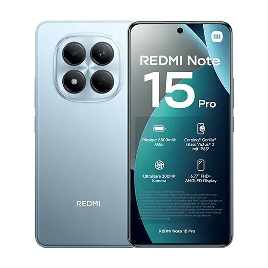 Xiaomi Redmi Note 15 Pro, 4G, Dual Sim, 12GB RAM, 512GB, Blau