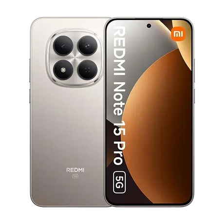 Xiaomi Redmi Note 15 Pro, 5G, Dual Sim, 12GB RAM, 512GB, Titanium Handy24- Handy24