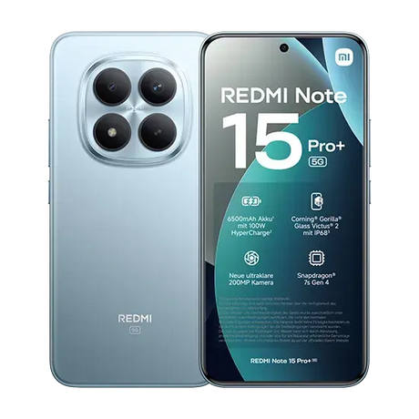 Xiaomi Redmi Note 15 Pro+, 5G, Dual Sim, 8GB RAM, 256GB, Blau Handy24- Handy24