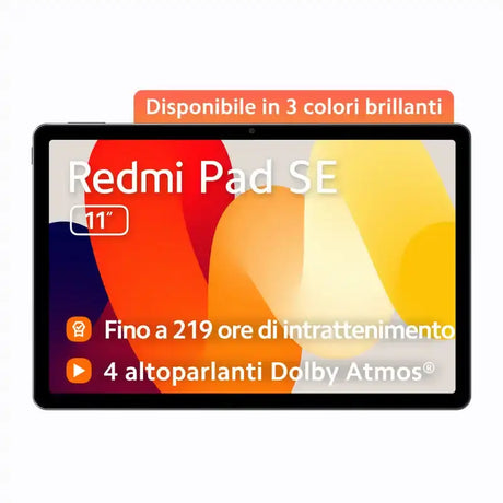 Xiaomi Redmi Pad SE, 27,9 cm (11"), 1920 x 1200 Pixel, 256 GB, 8 GB, Android 13, Grau Xiaomi- Handy24