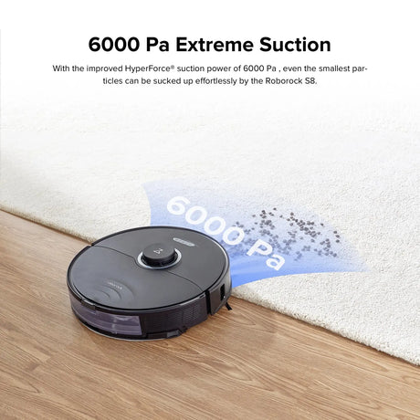 Xiaomi Roborock S8, Beutellos, Schwarz, Rund, 0,4 l, 68,5 dB, 0,3 l Xiaomi- Handy24
