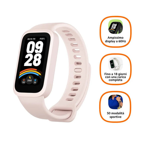 Xiaomi Smart Band 9 Active, Aktivitäts-Trackerarmband, 3,73 cm (1.47"), TFT, 300 mAh, Pink Handy24- Handy24