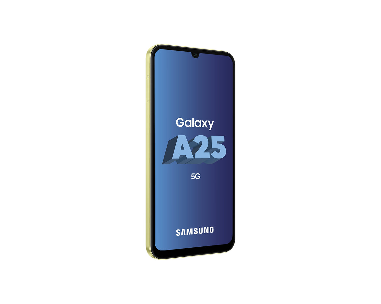 Samsung Galaxy A25 5G, SM-A256, 16,5 cm (6.5"), 1080 x 2340 Pixel, 8 GB, 256 GB, 50 MP, Gelb