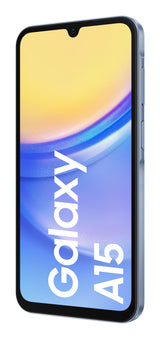 Samsung Galaxy A15, A155, 16,5 cm (6.5"), 1080 x 2340 Pixel, 4 GB, 128 GB, 50 MP, Blau