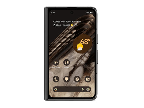 Google Pixel Fold, 19,3 cm (7.6"), 2208 x 1840 Pixel, 12 GB, 256 GB, 48 MP, Schwarz