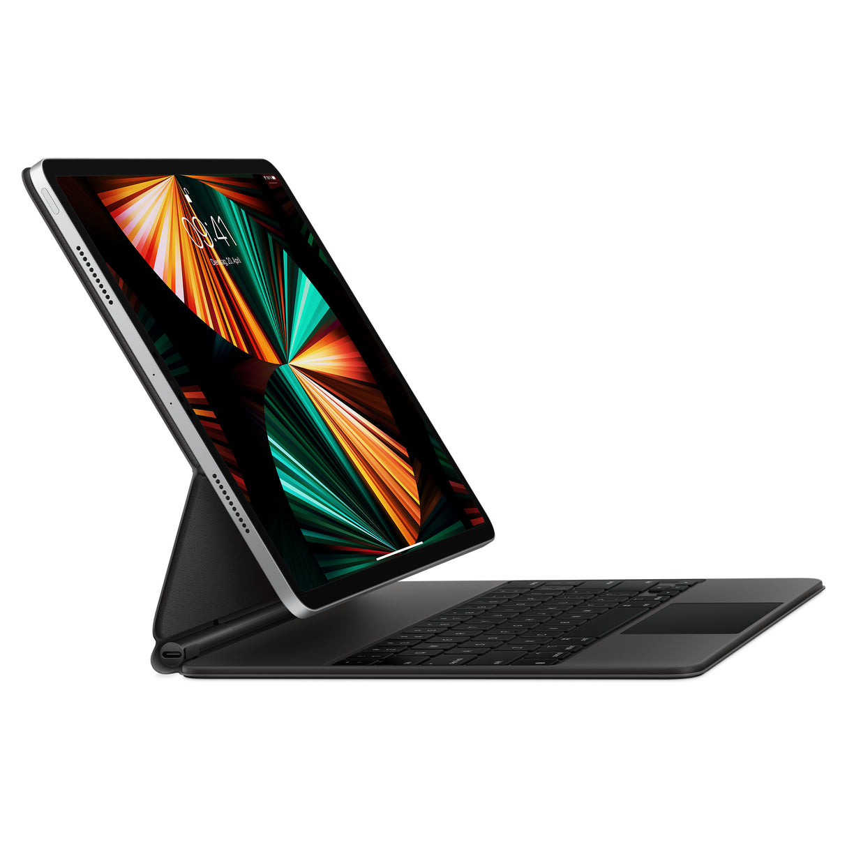 Apple Magic Keyboard, QWERTZ, Deutsch, für iPad Pro 12.9 (5. Generation) MJQK3D/A, Schwarz