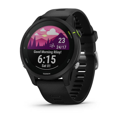 Garmin Forerunner 255 Music, 33mm, MIP, Touchscreen, 4 GB, GPS, Schwarz