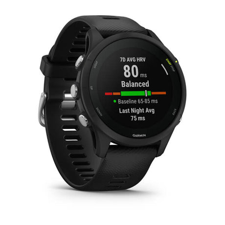 Garmin Forerunner 255 Music, 33mm, MIP, Touchscreen, 4 GB, GPS, Schwarz