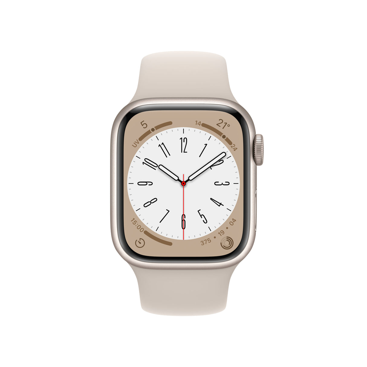 Watch Apple Watch Series 8 LTE 41mm Starlight Aluminium Case Sport Band - Starlight