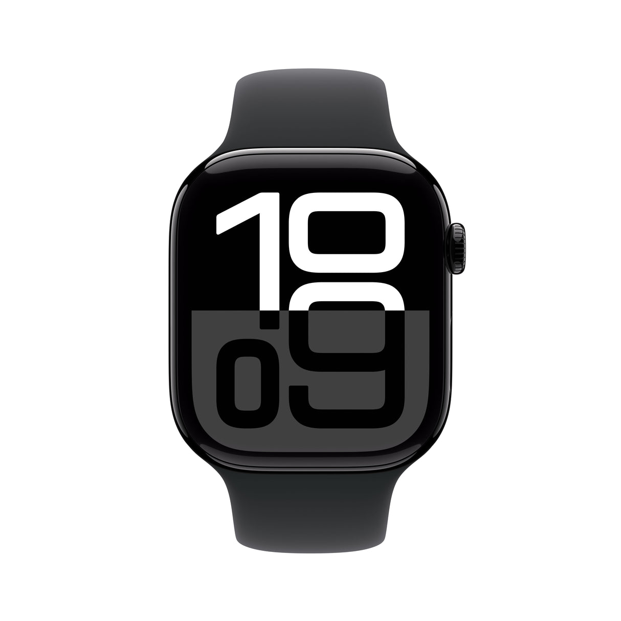 Watch Apple Watch Series 10 GPS 46mm Jet Black Aluminium Case, Sport Band S/M - Black