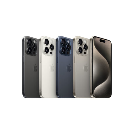 Apple iPhone 15 Pro , 15,5 cm (6.1"), 2556 x 1179 Pixel, 256 GB, 48 MP, iOS 17, Titan, Weiß