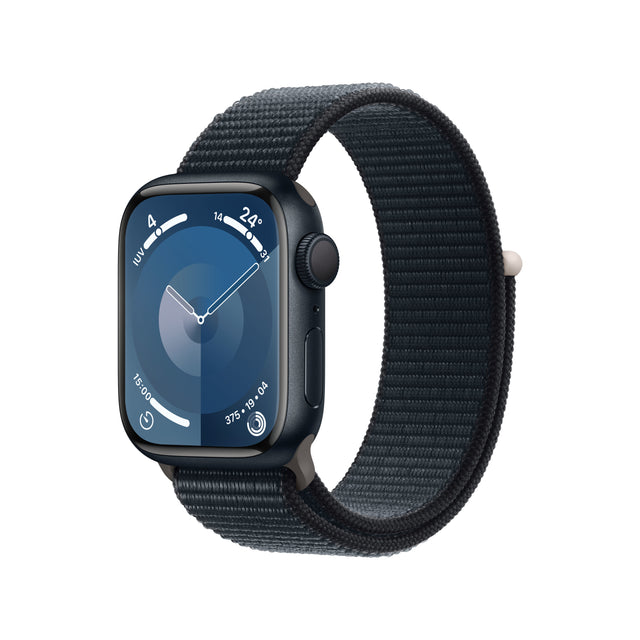 Apple Watch Series 9 GPS 41mm Midnight Aluminium Case Sport Loop - Midnight