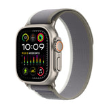 Watch Apple Watch Ultra 2 (2023) LTE 49mm Natural Titanium Case with Trail Loop S/M - Green/Grey