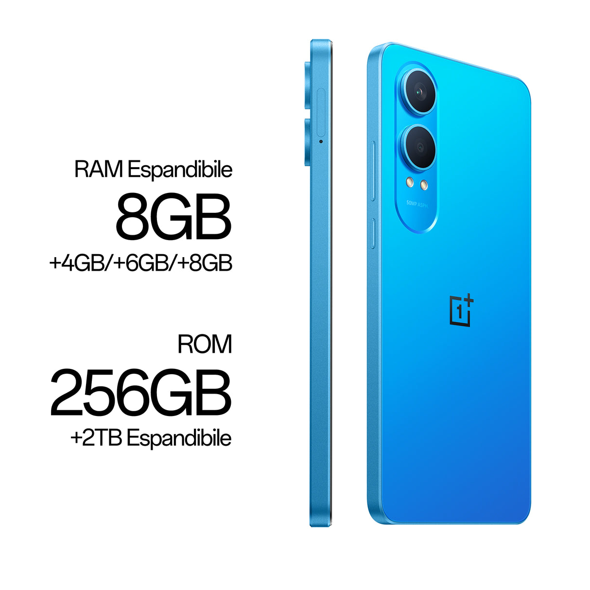 OnePlus Nord CE4 Lite 5G, 16,9 cm (6.67"), 8 GB, 256 GB, 50 MP, Android 14, Blau