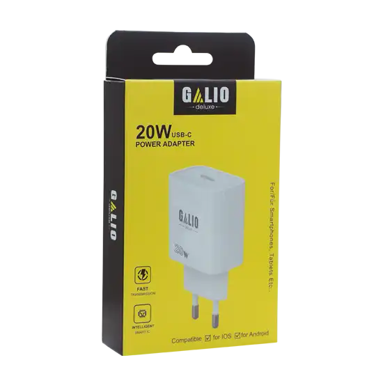 REZ Galio 20W USB-C Adapter - White