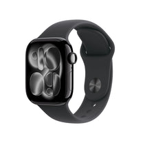  Apple Watch Series 11 (2025) LTE 42mm Jet Black Aluminium Case with Sport Band S/M - Black