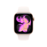 Apple Watch Series 11 (2025) LTE 42mm Rose Gold Case with Light Blush Sport Band S/M - Rose Gold