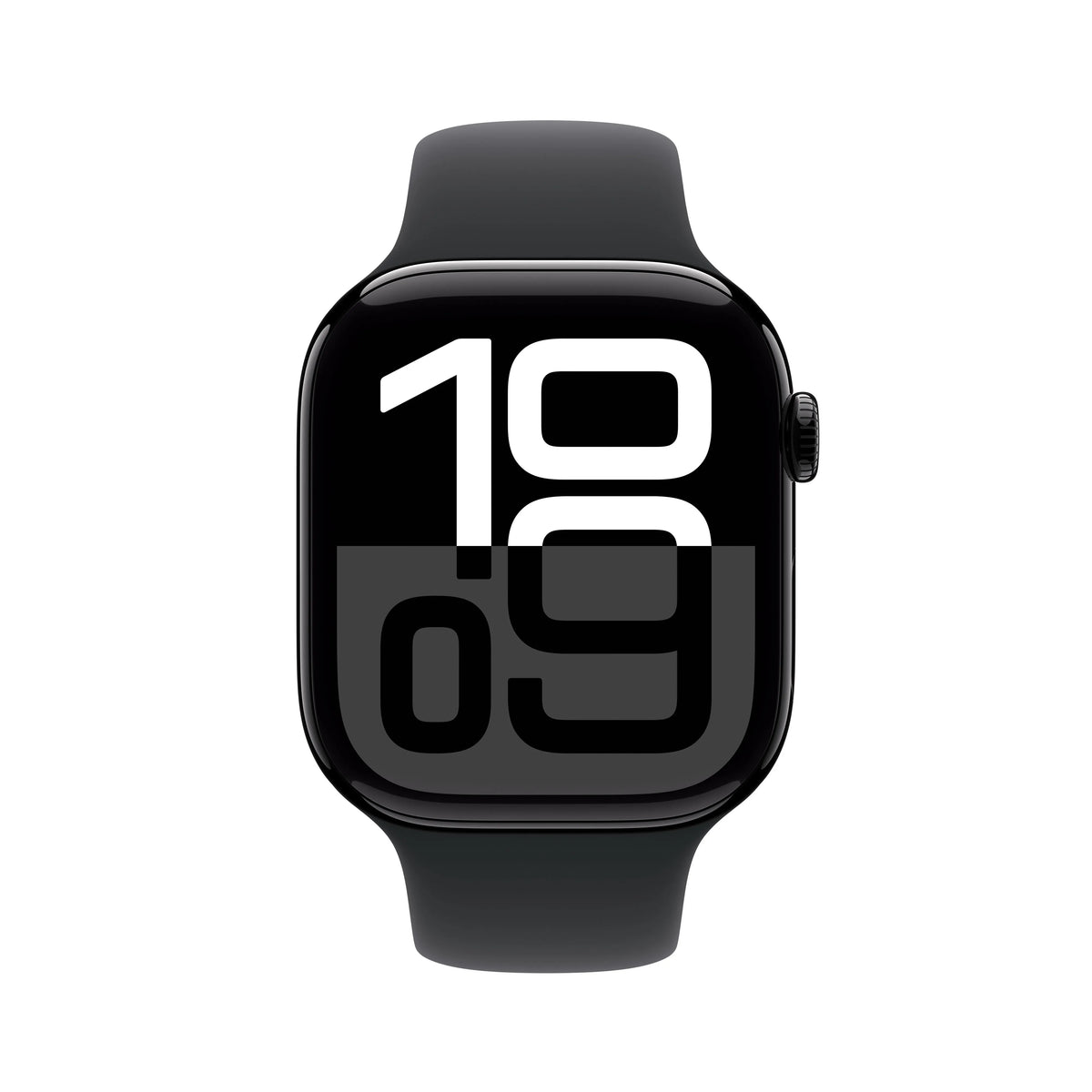 Apple Watch Series 10 (2024) LTE 46mm Jet Black Aluminium mit Sport Band - Schwarz