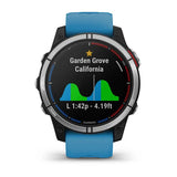 Garmin Quatix 7 Standard Edition GPS 47mm Blue Band - Blue