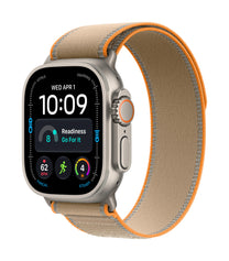 Apple Watch Ultra 4 (2026) 5G 49mm Black Titanium Case mit Translucent Black Ocean Band - Black