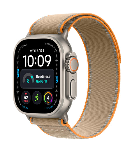 Apple Watch Ultra 4 (2026) 5G 49mm Black Titanium Case mit Translucent Black Ocean Band - Black