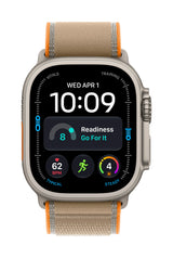 Apple Watch Ultra 4 (2026) 5G 49mm Black Titanium Case mit Translucent Black Ocean Band - Black