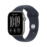 Apple Watch Series 12 (2026) GPS 42mm Space Grey Aluminium Case with Navy Blue Sport Band S/M - Space Gray