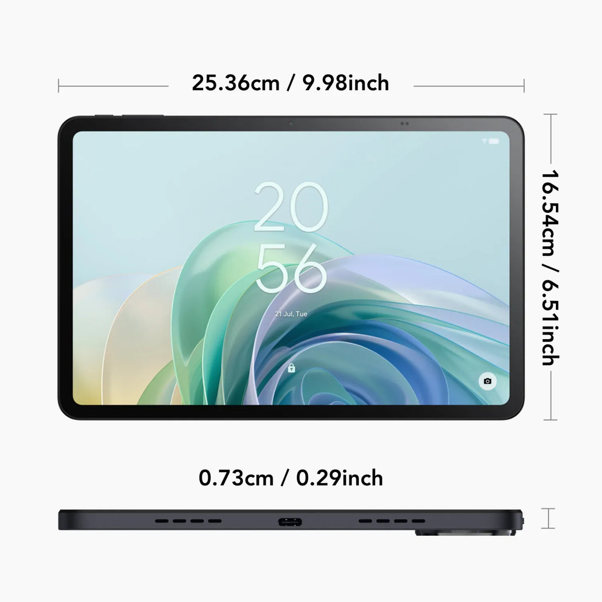 Tablet TCL Tab 11" 2.Gen 6GB 256GB WiFi - Gray