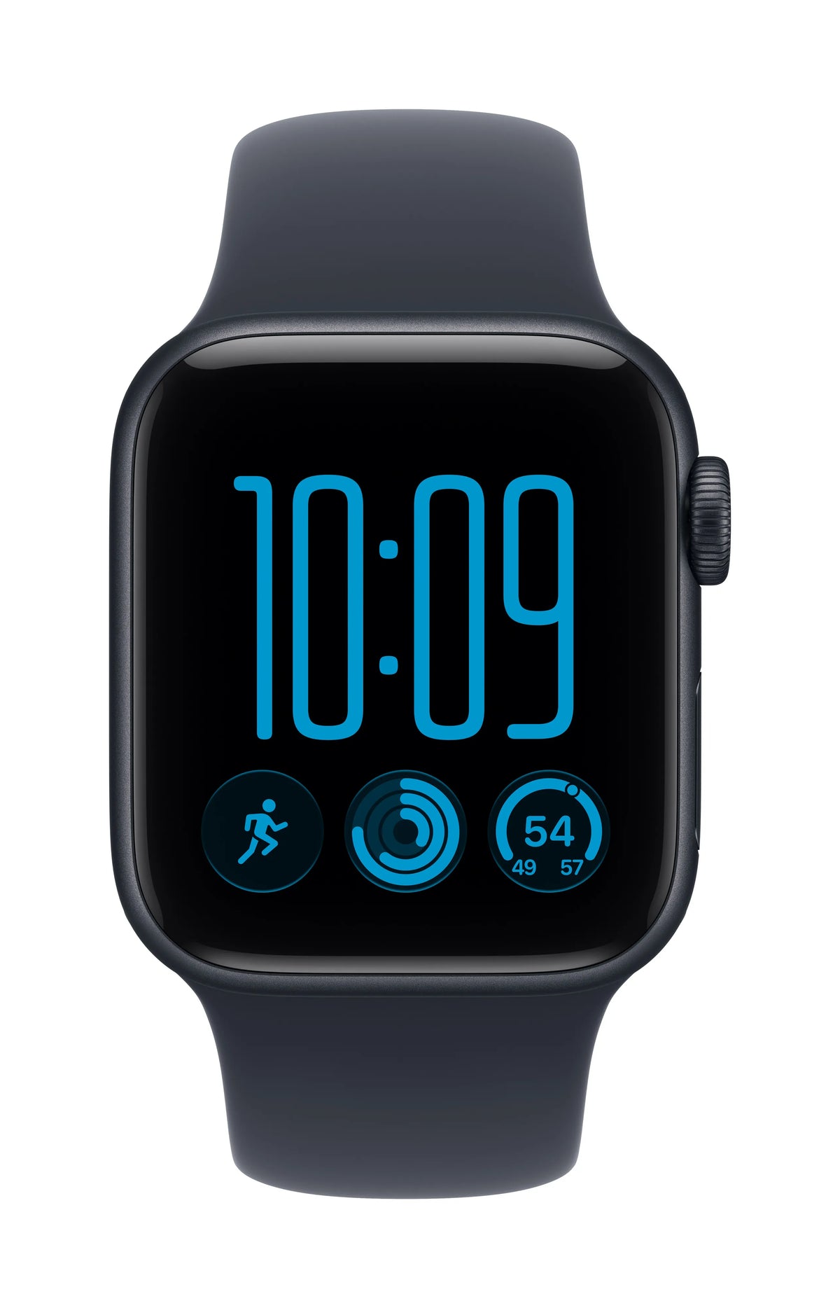  Apple Watch SE 3 (2026) GPS 40mm Midnight Aluminium mit Navy Blue Sport Band S/M - Midnight