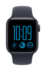  Apple Watch SE 3 (2026) GPS 40mm Midnight Aluminium mit Navy Blue Sport Band S/M - Midnight