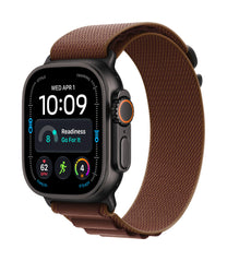 Apple Watch Ultra 4 (2026) 5G 49mm Black Titanium Case mit Burgundy Alpine Loop M - Black