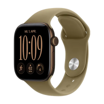 Apple Watch Series 12 (2026) GPS 42mm Dark Bronze Aluminium Case with Olive Sport Band S/M - Dark Bronze