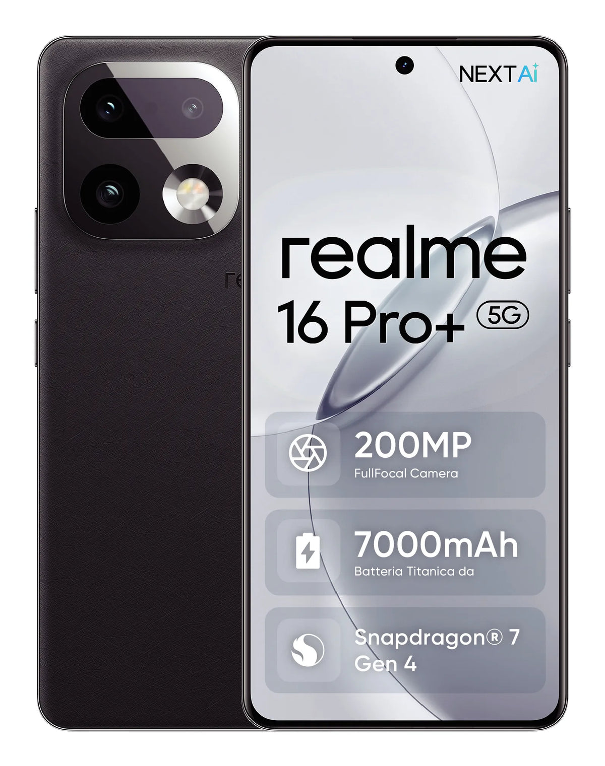 Realme 16 Pro+ 5G Dual Sim 12GB RAM 512GB - Grey